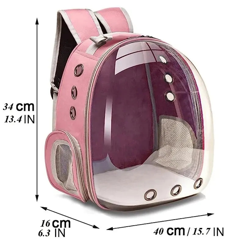 Cat Pet Carrier Backpack Transparent Capsule Bubble Pet Backpack Small Animal Puppy Kitty Bird Breathable Pet Carrier for Travel Cat Pet Carrier Backpack Transparent Capsule Bubble Pet Backpack Small Animal Puppy Kitty Bird Breathable Pet Carrier for Travel